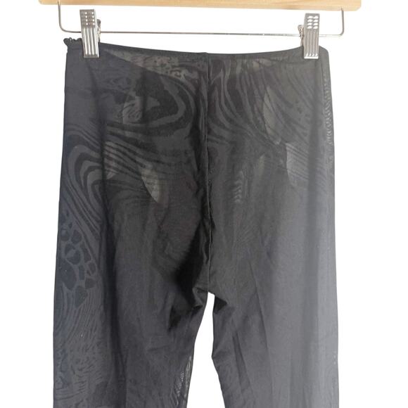 I.AM.GIA Annihya Pant Amina Top Black Animal Print Burnout Sexy 2 Piece Set S - Picture 11 of 16